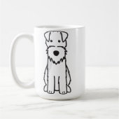 Waliser-Terrier-HundeCartoon Kaffeetasse (Links)