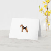 Waliser Terrier Karte (Gelbe Blume)