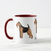 Waliser-Terrier-Keramik-Tasse Tasse (Links)