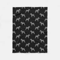 Waliser-Terrier-Silhouette-Muster