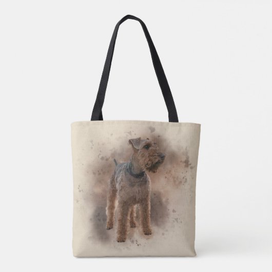 Waliser-Terrier-Taschen-Tasche Tasche (Rückseite)