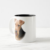 Waliser Terrier Zweifarbige Tasse (Vorderseite Links)