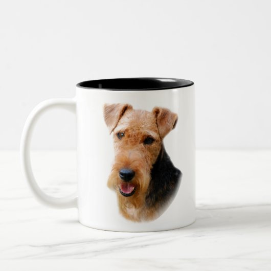 Waliser Terrier Zweifarbige Tasse (Links)