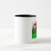 Waliser und stolze Rugby-Tasse Tasse (Zentrum)