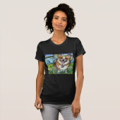 Walisercorgi-Fee-Hund T-Shirt (Vorne ganz)