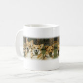 Walisercorgi-Gruppe Kaffeetasse (Vorderseite Links)