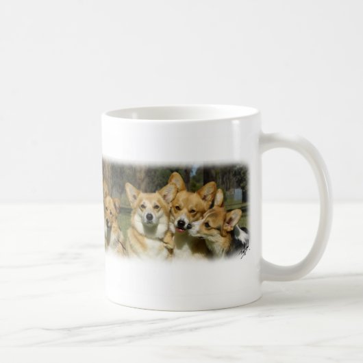 Walisercorgi-Gruppe Kaffeetasse (Rechts)