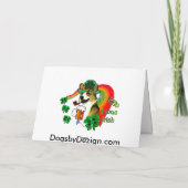Walisercorgi-Heiligen Patrick Tag Karte (Rückseite)