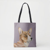 Walisercorgi-HundeAquarell-Malerei Tasche (Vorderseite)