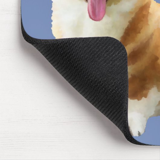 WaliserCorgi illustriertes Mousepad (Ecke)