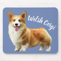 WaliserCorgi illustriertes Mousepad