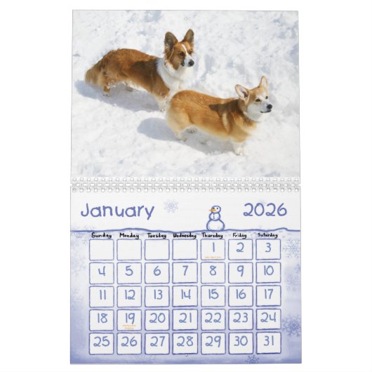 Walisercorgi-Kalender 2009 Kalender (Jan 2026)