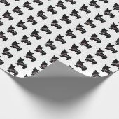 Walisercorgi-Liebe Geschenkpapier (Ecke)