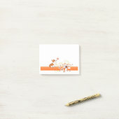 WaliserCorgi mit Blume Post-it Klebezettel (Auf Schreibtisch)