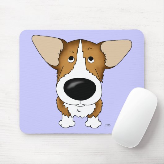 WaliserCorgi Mousepad (Mit Mouse)