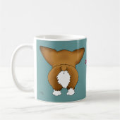 Walisercorgi-Vater-Tasse Kaffeetasse (Links)