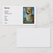 Walisercorgi-Visitenkarten Visitenkarte (Vorne/Hinten)