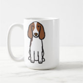 WaliserSpringerspaniel-HundeCartoon Kaffeetasse (Links)