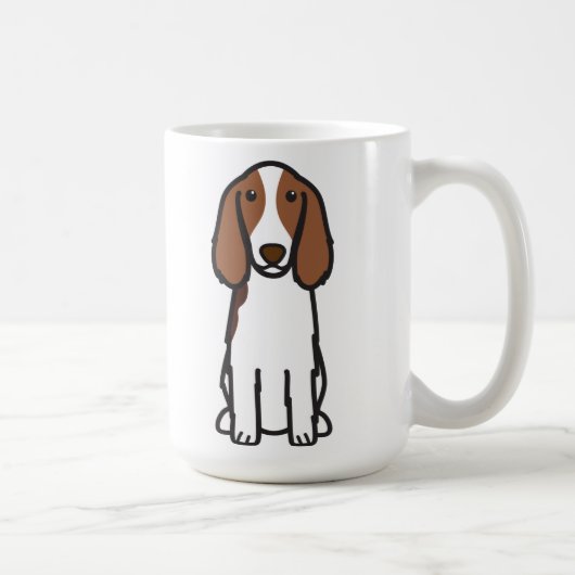 WaliserSpringerspaniel-HundeCartoon Kaffeetasse (Rechts)