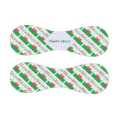 Walish Angel Weihnachtsflagge geteert Grün persona Baseball (Paneele)