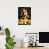 Walish Corgi Pembroke - Mideve Poster (Heimbüro)