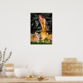 Walish Corgi Pembroke - Mideve Poster (Küche)