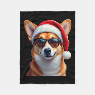 Walish Corgi Weihnachtskraut Weihnachten Weihnacht Fleecedecke