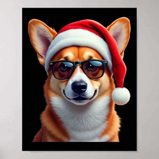 Walish Corgi Weihnachtskraut Weihnachten Weihnacht Poster (Vorne)