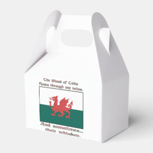 Walisisch Blut der Kelten fließt durch Adern Manch Geschenkschachtel
