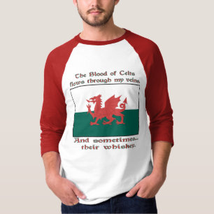 Walisisch Blut der Kelten fließt durch Adern manch T-Shirt