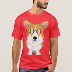 Walisisch Corgi Italien Sonnenbrille I Italienisch T-Shirt