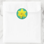 Walisisch Daffodil - IV Runder Aufkleber (Tasche)