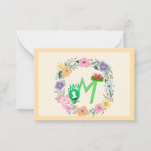 Walisisch - Mai Tag Dankeschön Karten (Vorderseite)