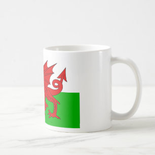 Walisisch / Wales Flag - Cymru Hochwertiges Bild Kaffeetasse