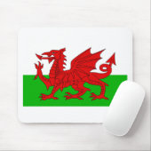 Walisisch / Wales Flag - Cymru Hochwertiges Bild Mousepad (Mit Mouse)