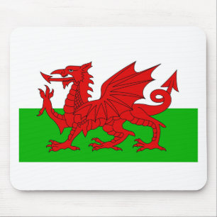Walisisch / Wales Flag - Cymru Hochwertiges Bild Mousepad