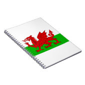 Walisisch / Wales Flag - Cymru Hochwertiges Bild Notizblock (Rechte Seite)