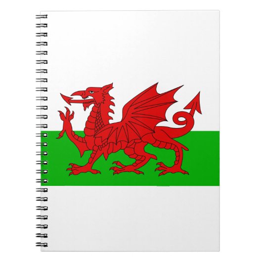 Walisisch / Wales Flag - Cymru Hochwertiges Bild Notizblock (Vorderseite)