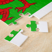 Walisisch / Wales Flag - Cymru Hochwertiges Bild Puzzle (Seite)