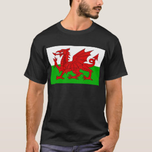 Walisisch / Wales Flag - Cymru Hochwertiges Bild T-Shirt