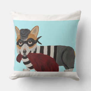 Walisische Corgi-Behandlung-Dieb-Einbrecher-Wurfki Kissen
