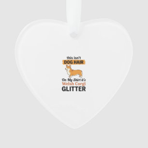 Walisische Corgi Glitter Lustiges Hunde Liebhaber  Ornament