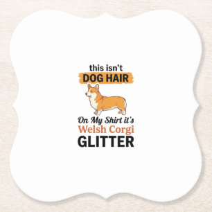 Walisische Corgi Glitter Lustiges Hunde Liebhaber Untersetzer