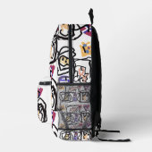 Walisische Corgi-Herzen Bedruckter Rucksack (Rechts)