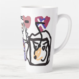 Walisische Corgi-Herzen Milchtasse
