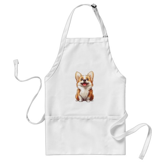 Walisische Corgi-Hund Schürze (Vorne)