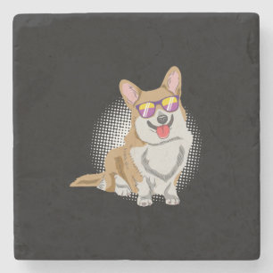 Walisische Corgi-Hund Steinuntersetzer