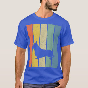 Walisische Corgi-Hund Vintage Retro 70er 80er Corg T-Shirt