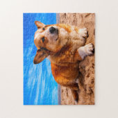 Walisische Corgi Hunde Jigsaws. Puzzle (Vertikal)