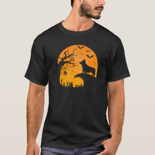 Walisische Corgi-Hundemond-Halloween-Kostüm im Wal T-Shirt